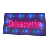 Painel Placa Led Letreiro Luminoso Escrito Tabacaria