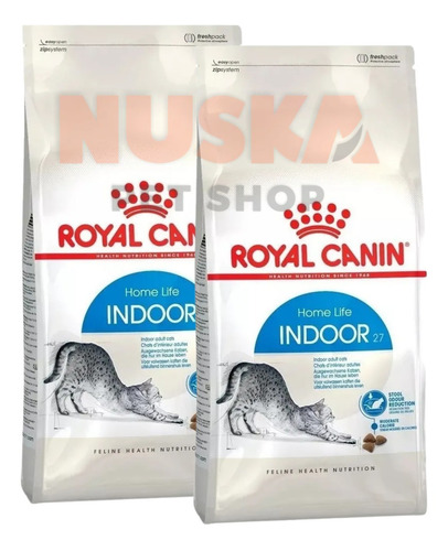 Royal Canin Indoor Cat Gato Interior 1.5 Kg X 2 Unidades