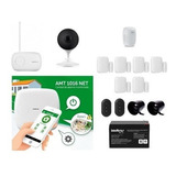 Kit Alarme Intelbras Amt 1016 Com App 2 Par Sensor Barreira