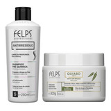 Kit Felps Xbtx De Okra 300g + Shampoo Anti-resíduo 250ml
