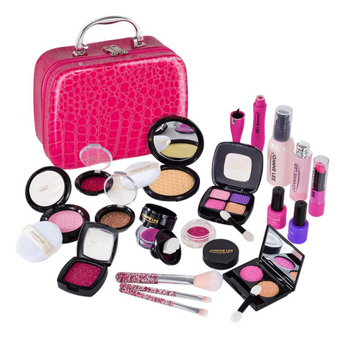 Kit De Maquillaje Para Niños Con Bolsa De Cosméticos,