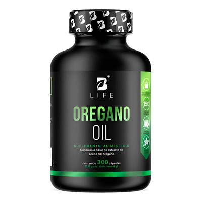 Aceite De Orégano De 300 Caps. Oregano Oil. B Life Sabor Sin Sabor | Meses sin interés