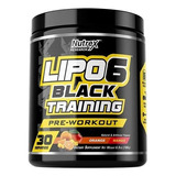 Nutrex Lipo 6 Black Training Pre-entren Oxido Nitrico 30serv Sabor Orange