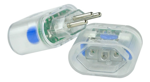 Kit 5 Unidades - Iclamper Pocket 3p - 10a Transparente