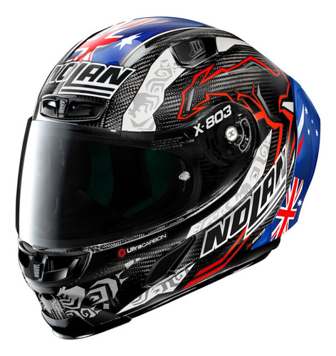 Casco Nolan X-803 Rs Ultra Carbon Replica C Stoner, Mediano