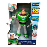 Boneco De Ação Buzz Lightyear Toy Story Capacete Com Som