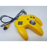 Controle Amarelo ( Yellow ) Para Nintendo 64 - Original Cube