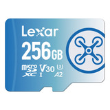 Tarjeta De Memoria Micro Sd Lexar Fly 256gb Case 10 V30 U3