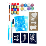 Kit Depilação Artística - Eclépcya Tatoo Com Gliter 