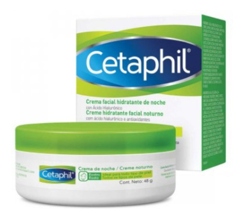 Creme Hidratante Facial Cetaphil Noturno Com 48g