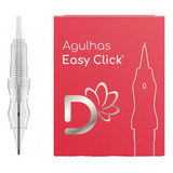 10 Agulhas Easyclick Dermocamp 1 P 0.40mm Micropigmentação