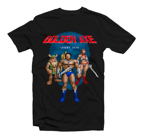 Playera Golden Axe Goldenaxe Pixel  Sega Genesis