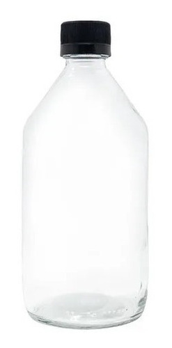 20 Frascos Botella Jarabe Cristal 250 Cc C/tapa  Presinto