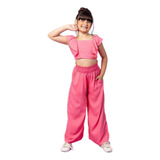 Conjunto Infantil Juvenil Cropped Menina Pronta Entrega