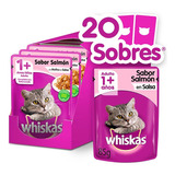 Whiskas Gato Adulto Sachet Salmon 85 Grs X 20 Un. Mp