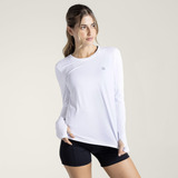 Polera Ml Mujer First Layer Blanco Bsoul