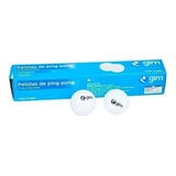 Pelotas Ping Pong Color Blanca Caja 6 Piezas Las Mejores 