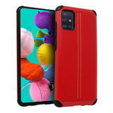 Funda Tpu Tipo Piel Case Para Samsung Galaxy A51 Sm-a515f