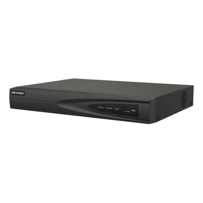 Nvr 8mp 4k 8 Canales Ip 8 Puertos Poe+ 1 Bahía Disco Duro Hikvision DS-7608NI-Q1\u002F8P(D) | Envío gratis