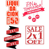 Vinilo Vidriera Liquidación Grande Wall Sticker