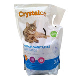 Piedras Sanitarias Silicas Gel Crystalcat 3,8lts Para Gatos 