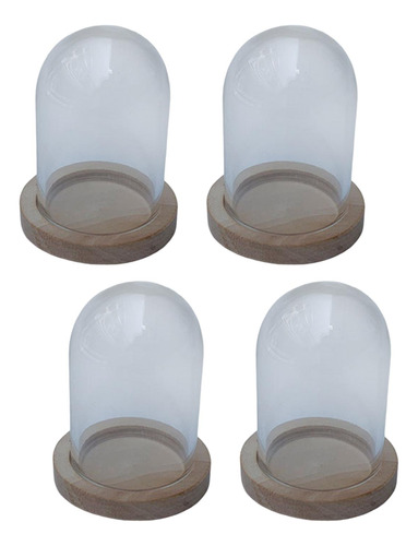 Clear Glass Cloche Dome Cloche De Cúpula Transparente Mini