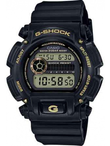 Relogio Casio Masculino  G-shock Dw-9052gbx-1a9dr Cor Da Correia Preto Cor Do Bisel Preto Cor Do Fundo Digital