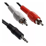 Cable Miniplug 3,5 Estereo Macho-rca Macho Doble 4 Mts Estan