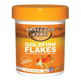 Omega One Goldfish Flakes 12g Alimento Para Peces Dorados Bailarinas En Hojuelas A Base De Salmón Arenque Y Camaron Rico En Omega 3 Y 6 Fácil Digestión