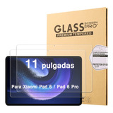 2 Mica Cristal Templado Para Xiaomi Pad 6 / Pad 6 Pro 11 