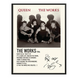 Cuadro Queen Album Music Tracklist Exitos The Works