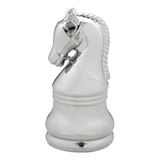 Escultura Cavalo Decorativo Prata