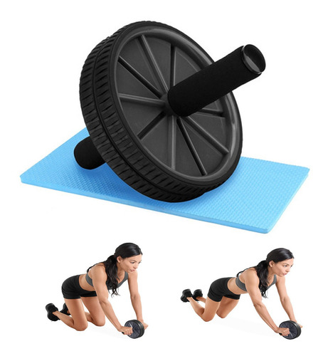 Rueda Para Ejercicio De Abdomen De Dos Llantas Abs Gimnasio