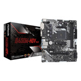 Placa Mãe Asrock B450m-hdv R4.0 B450 Amd Am4 Matx Ddr4