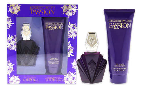Set De Regalo Perfume Elizabeth Taylor Passion Para Mujer De