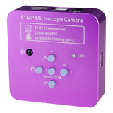 Camera De Microscópio Trinocular 51mp Uso Em Bancada Tecnica