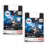 Par Ampolletas Bosch H4 Xenon Blue 12v P43t Luz 3700ºk