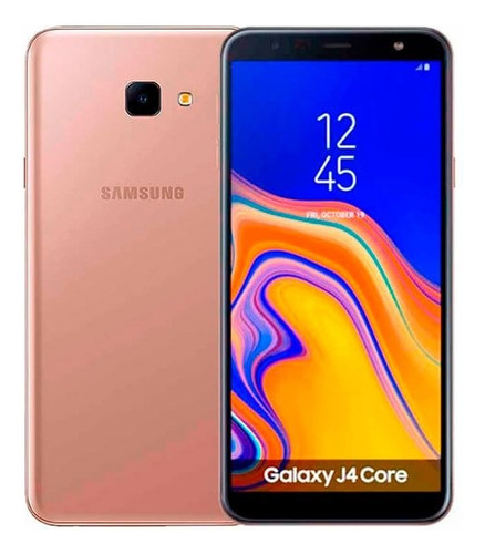 Samsung Galaxy J4 Core. Bueno. Dorado. Libre.