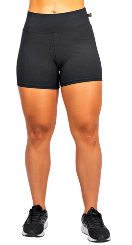 Kit 3 Shorts Suplex Academia Fitness Feminino/ Cintura Alta