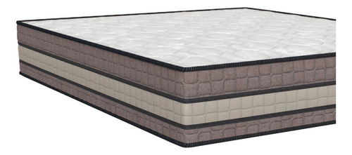 Cama Box Orthoflex Orthoflex  Casal De Marrom E Bege