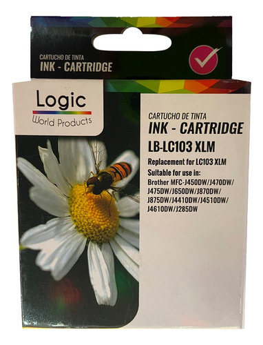 Cartridge Lb-lc103 Xl Magenta Para Brother Dcp J152