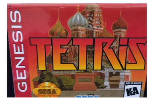 Tetris Para Sega Genesis Megadrive. Repro 