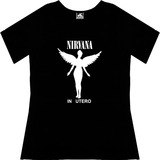 Blusa Nirvana Rock Metal Tv Camiseta Urbanoz