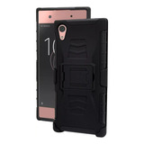 Funda Clip Protector Uso Rudo Rígido Para Sony Xa1 Plus