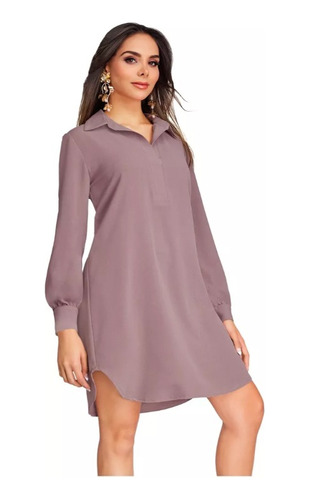 Vestido Cklass 524-10 Mauve Outlet/cklass Mchn