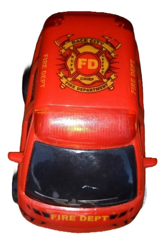 Carrinho De Fricção Carro Bombeiro - Fire Department