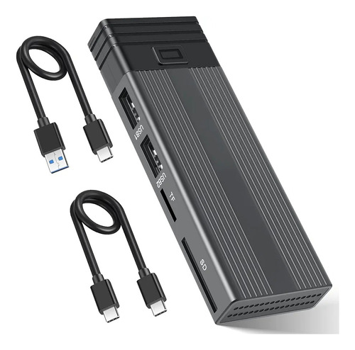 Usb Hub Multifuncional 3.2 M2 Ssd 5 En 1