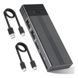 Usb Hub Multifuncional 3.2 M2 Ssd 5 En 1