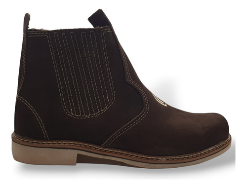 Bota Botina Country Cat John Couro Legitimo Coturno Sapato