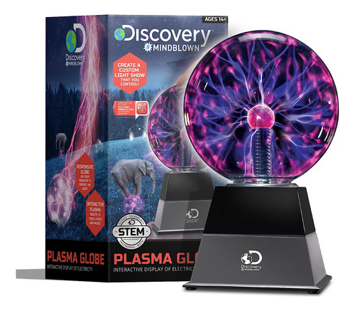 Discovery Kids 6 Lámpara De Globo De Plasma Con Toque Electr